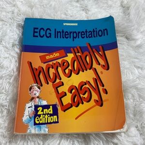 SPRINGHOUSE. ECG Interpretation made Incredibly Easy.  2nd edition.